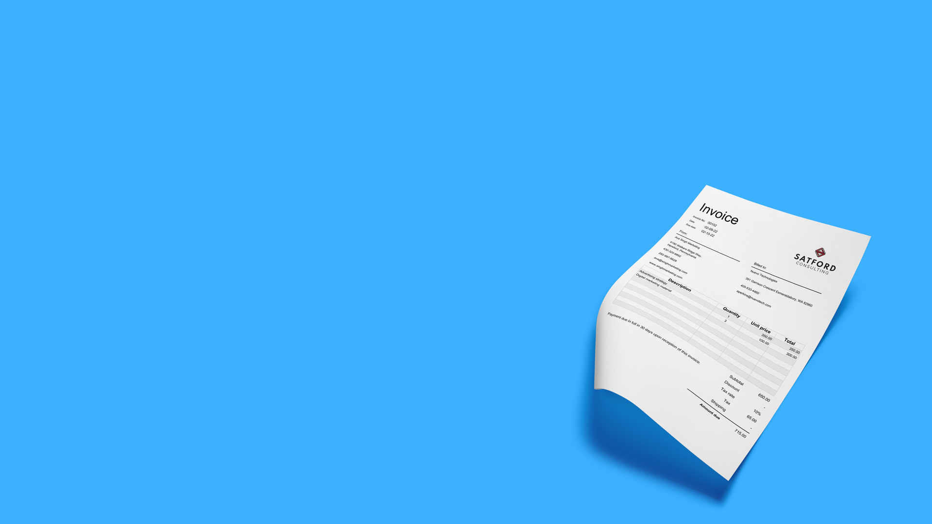 FreeLogoDesign’s Invoice Templates