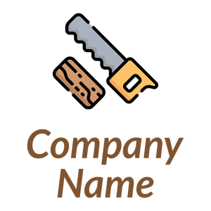 Woodworking logo on a White background - Construction & Tools