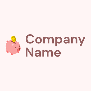 Sundown Piggy bank on a Snow background - Business & Consulting