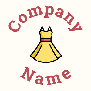 Dress logo on a Floral White background - Fashion & Beauty