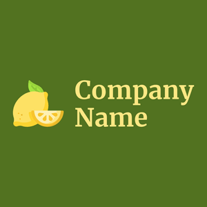 Lemon logo on a Fiji Green background - Food & Drink