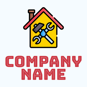 Plumber logo on a Alice Blue background - Business & Consulting