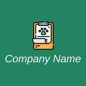 Medical report logo on a Elf Green background - Animals & Pets