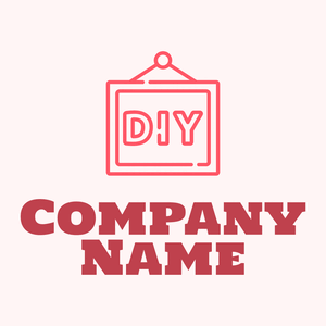 DIY logo on a Snow background - Construction & Tools