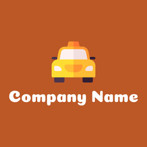 Taxi logo on a Christine background - Automotive & Vehicle