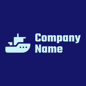 Boat logo on a Midnight Blue background - Automotive & Vehicle