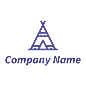 Teepee logo on a White background - Abstract