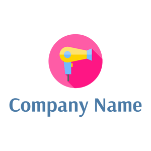 Hair dryer logo on a White background - Fashion & Beauty