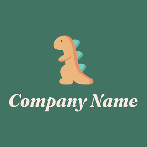 Baby toy logo on a Dark Green Copper background - Children & Childcare