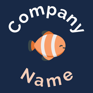 Clown fish on a Regal Blue background - Food & Drink