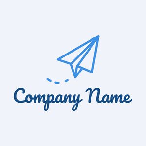 blue paper plane logo - Children & Childcare