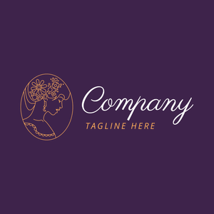 elegant lady profile logo - Wedding Service