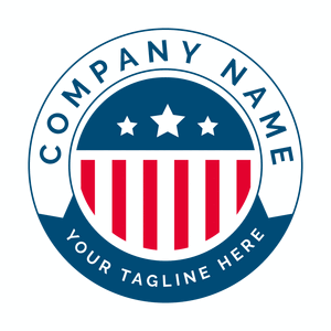 usa flag badge logo - Politics