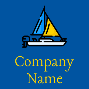 Yacht logo on a Cobalt background - Automotive & Vehicle