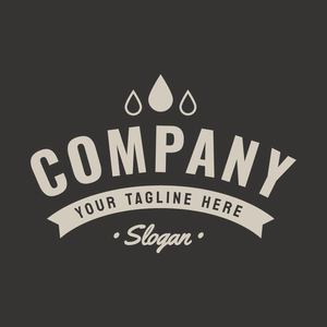 retro oil badge logo - Industrial