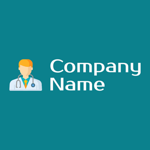 Doctor logo on a Dark Cyan background - Medical & Pharmaceutical