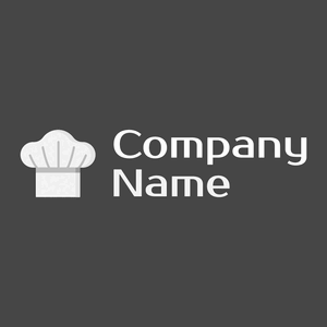 Chef logo on a Charcoal background - Food & Drink