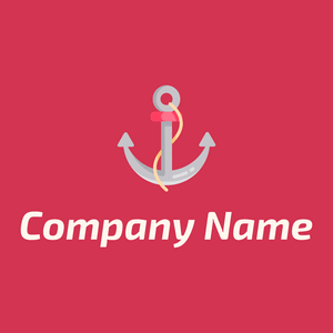 Anchor logo on a Red background - Security