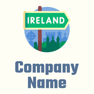 Signage Ireland on a Ivory background