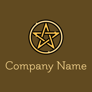 Pentacle logo on a Dark Brown background - Entertainment & Arts