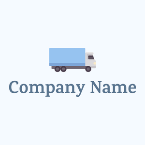 Truck logo on a Alice Blue background - Automotive & Vehicle