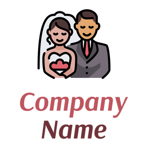 Couple logo on a White background - Fashion & Beauty