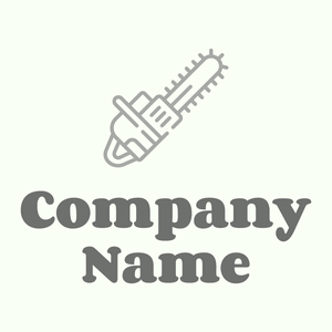 Grey Chainsaw logo on a pale background - Construction & Tools