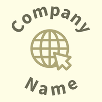 Internet logo on a Light Yellow background - Computer