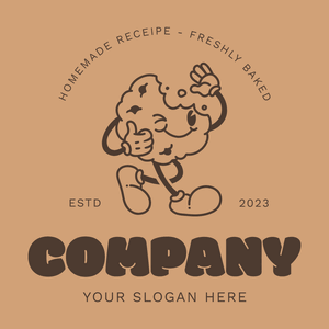 cookie character logo - Food & Drink