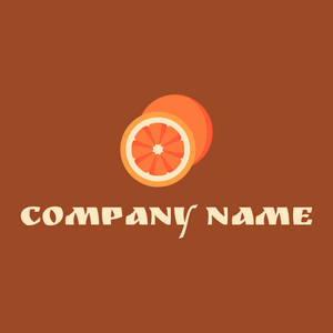 Fruit logo on a Rich Gold background - Food & Drink