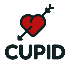 Cupid Pierced Heart Logo - Dating