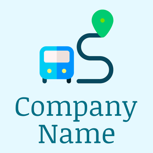 Route logo on a blue background - Automotive & Vehicle