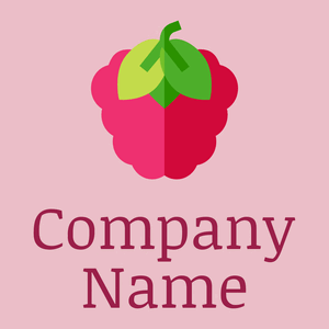 Raspberry logo on a Chantilly background - Food & Drink