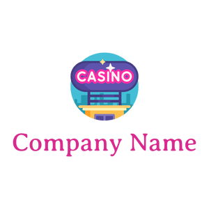 Medium Turquoise Casino on a White background - Architectural