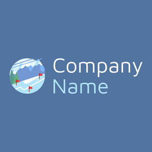 Ski resort logo on a San Marino background - Retail