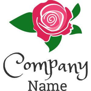 red rose and green leaf logo - Dating