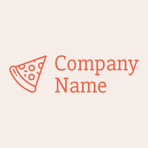 Pizza logo on a Sauvignon background - Food & Drink