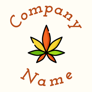 Cannabis logo on a Floral White background - Security