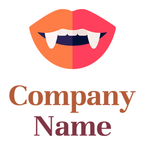 Vampire logo on a White background - Abstract