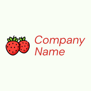 Strawberry logo on a Ivory background - Environmental & Green