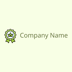 Organic logo on a Light Yellow background - Environmental & Green