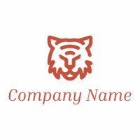 Head Tiger logo on a White background - Animals & Pets