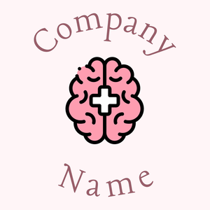 Mental health logo on a Lavender Blush background - Medical & Pharmaceutical