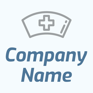 Nurse logo on a Alice Blue background - Medical & Pharmaceutical