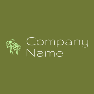 Palm tree logo on a Himalaya background - Environmental & Green