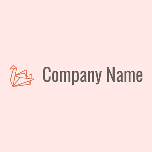 Origami logo on a Misty Rose background - Animals & Pets