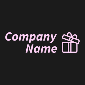 Gift box logo on a Nero background - Retail