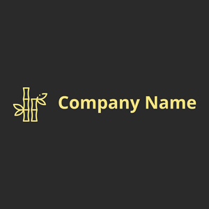 Bamboo logo on a Nero background - Environmental & Green