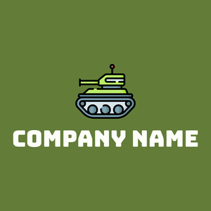 Tank on a Dark Olive Green background - Games & Recreation