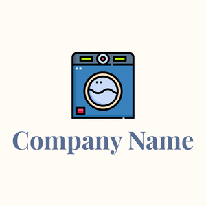 Washing machine logo on a Floral White background - Cleaning & Maintenance